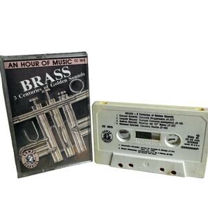 BRASS 3 Centuries of Golden Sounds Mozart Gabriell Cassette Tape Vintage